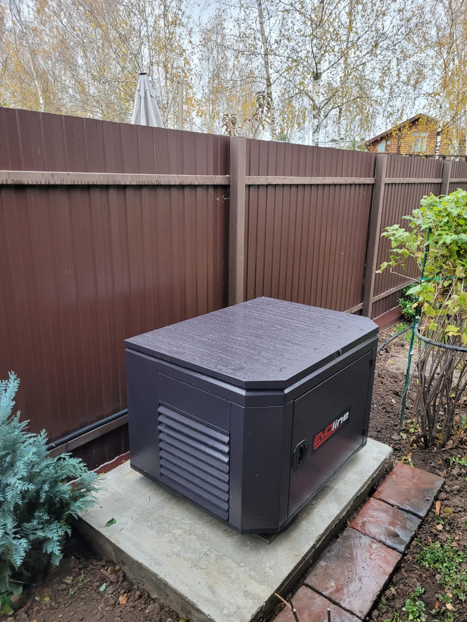 Бензиновый генератор iPower A8500EA мощностью 8,5 кВт всепогодный шумозащитный в кожухе EVOLine для частного дома