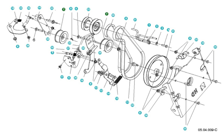 Ременной шкив HUSQVARNA, изображение 2