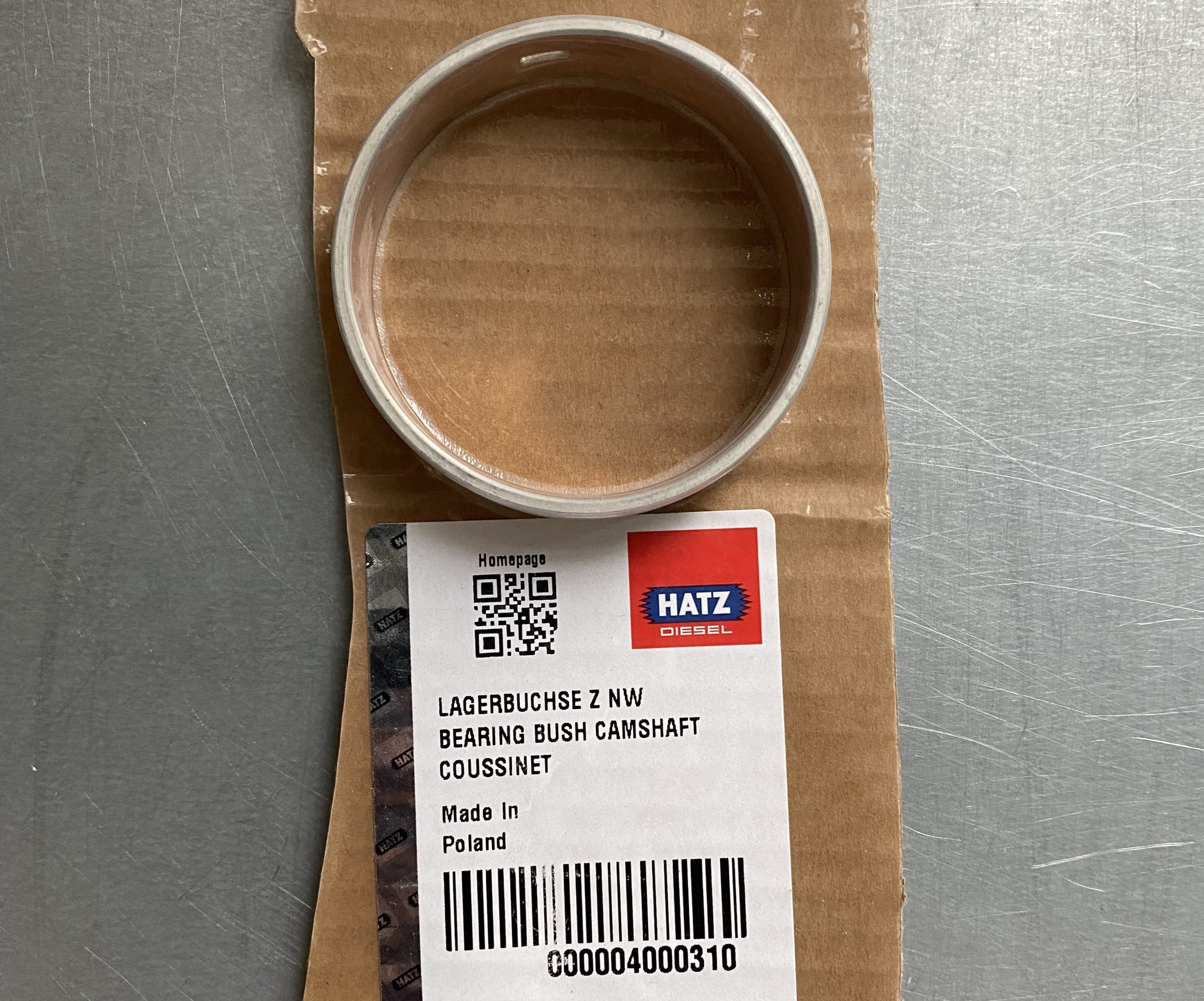 Втулка подшипника распредвала для виброплит DPU 4545 5545 6555